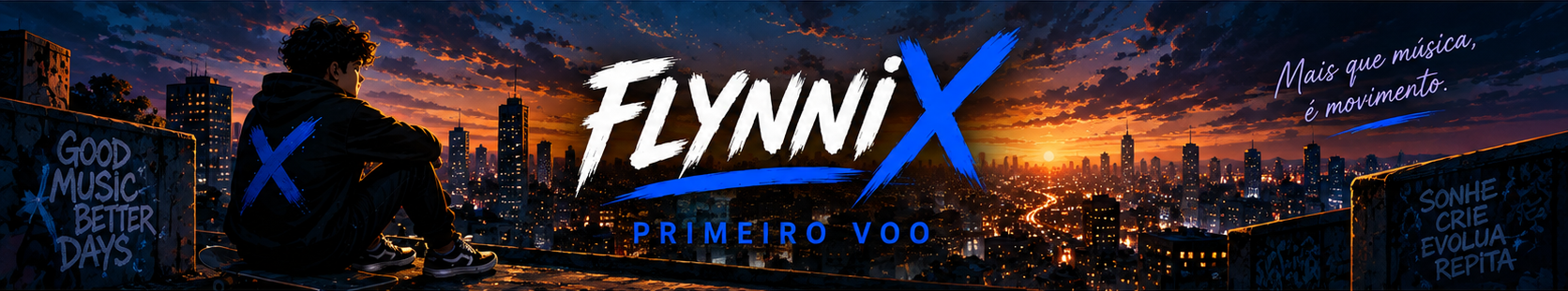 Banner ilustrado oficial FLYNNIX